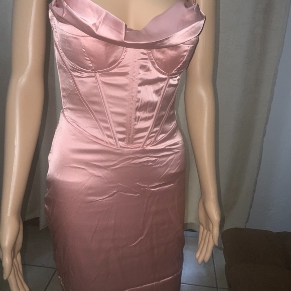 Corset Bodycon Spaghetti Slip Dress NWT - Picture 4 of 14